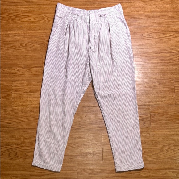 Free People Womens Light at Sunrise Cotton Knit Cropped Pants - Picture 3 of 9